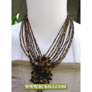 Stone and Beaded Fashion Necklaces